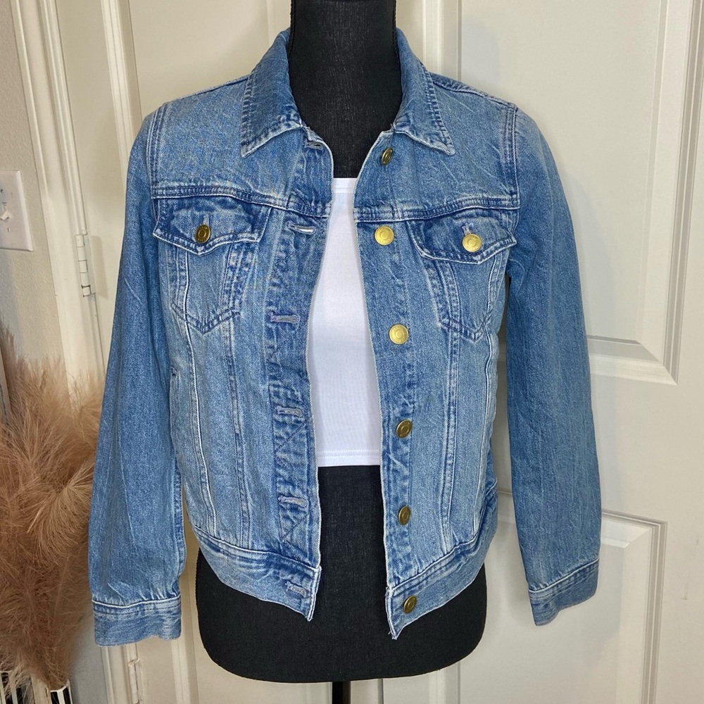 J. Crew Womens XS Denim Jacket New